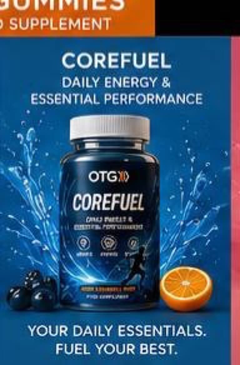 OTG Corefuel product panel extracted from the OTG range