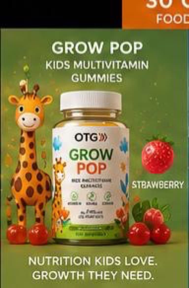 OTG Grow Pop product panel extracted from the OTG range